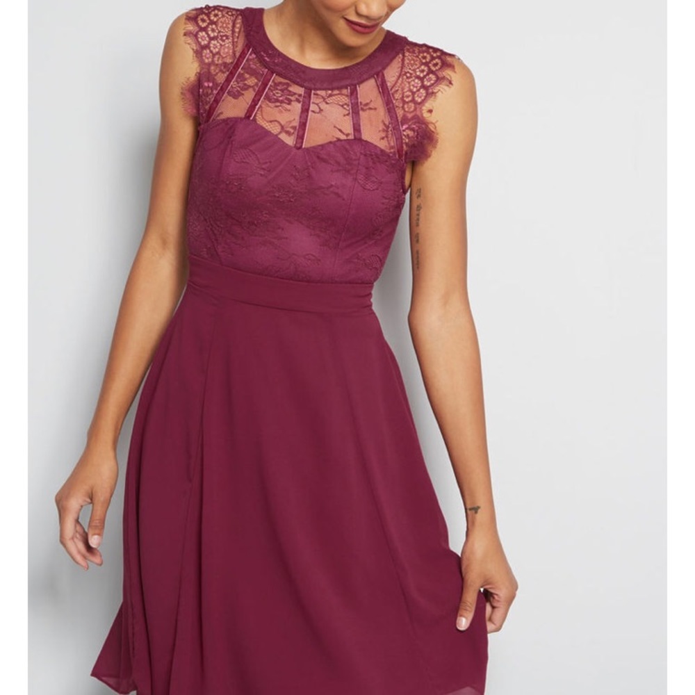 ModCloth pink dress size medium worn once